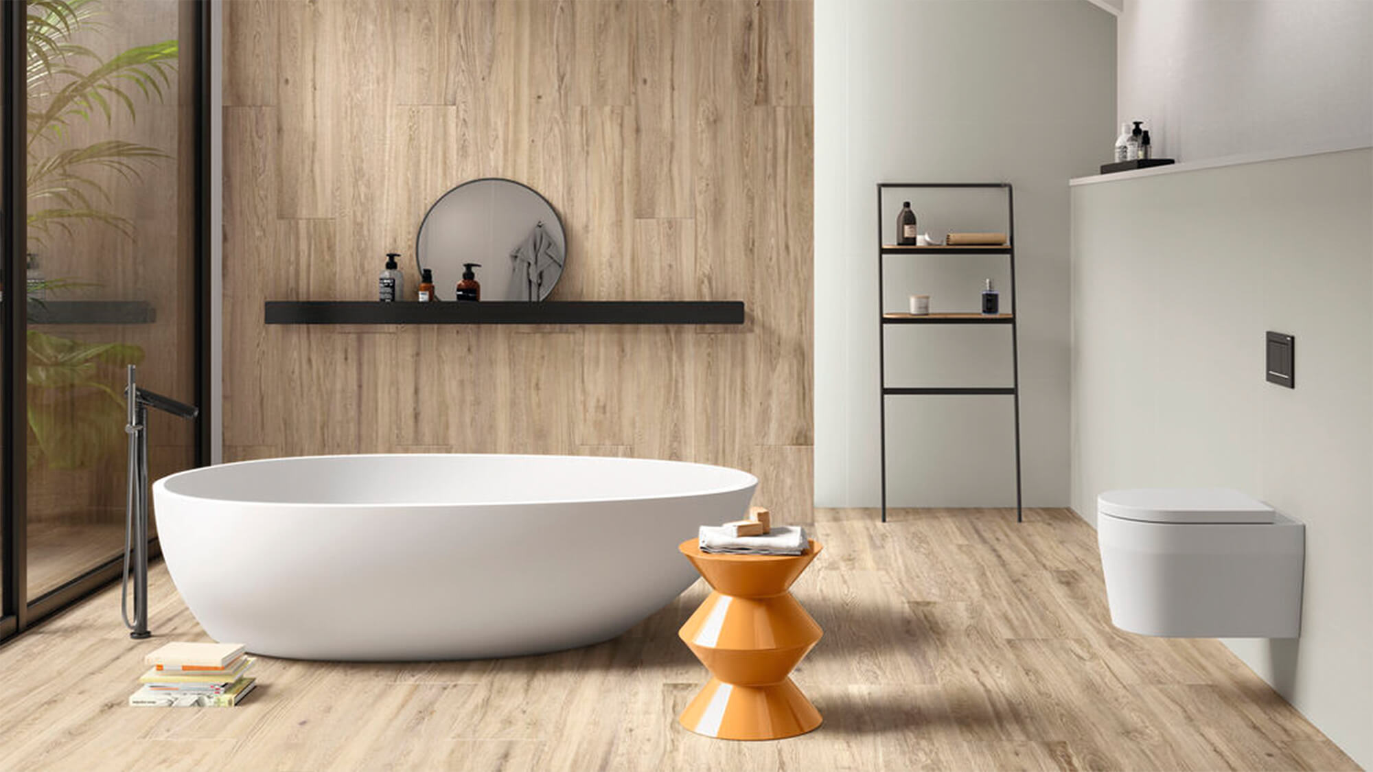 Estilo Japandi: serenidad, simpleza y elegancia en porcelanato de acabados y tonos neutros